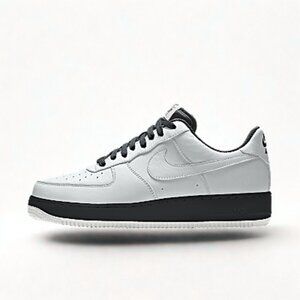Nike Air Force 1 (White/White/Black) SZ:10.5 (Pre-Owned)